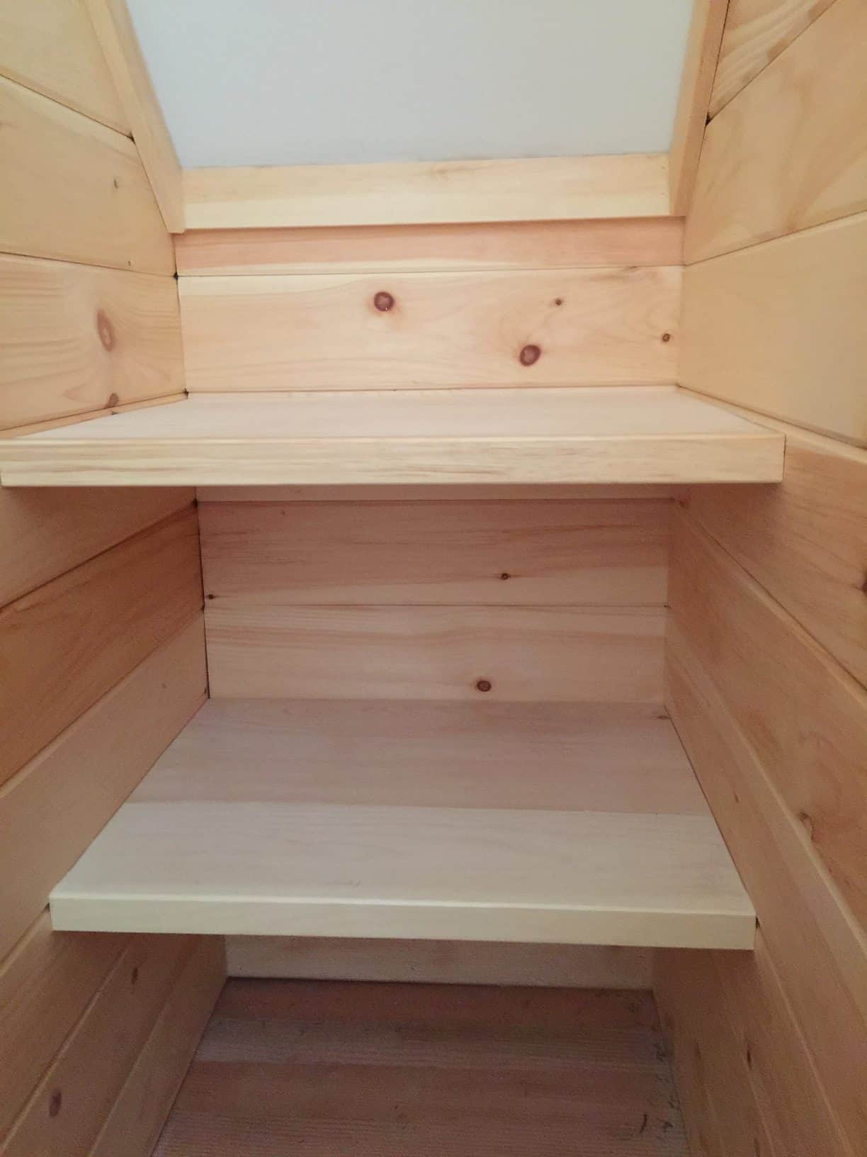 Wood shelving 7