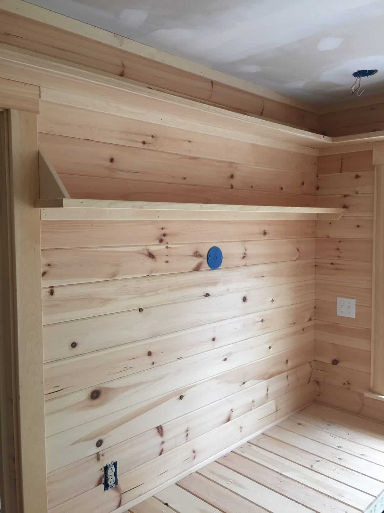 Wood shelving 3