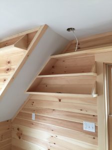 Wood shelving 2
