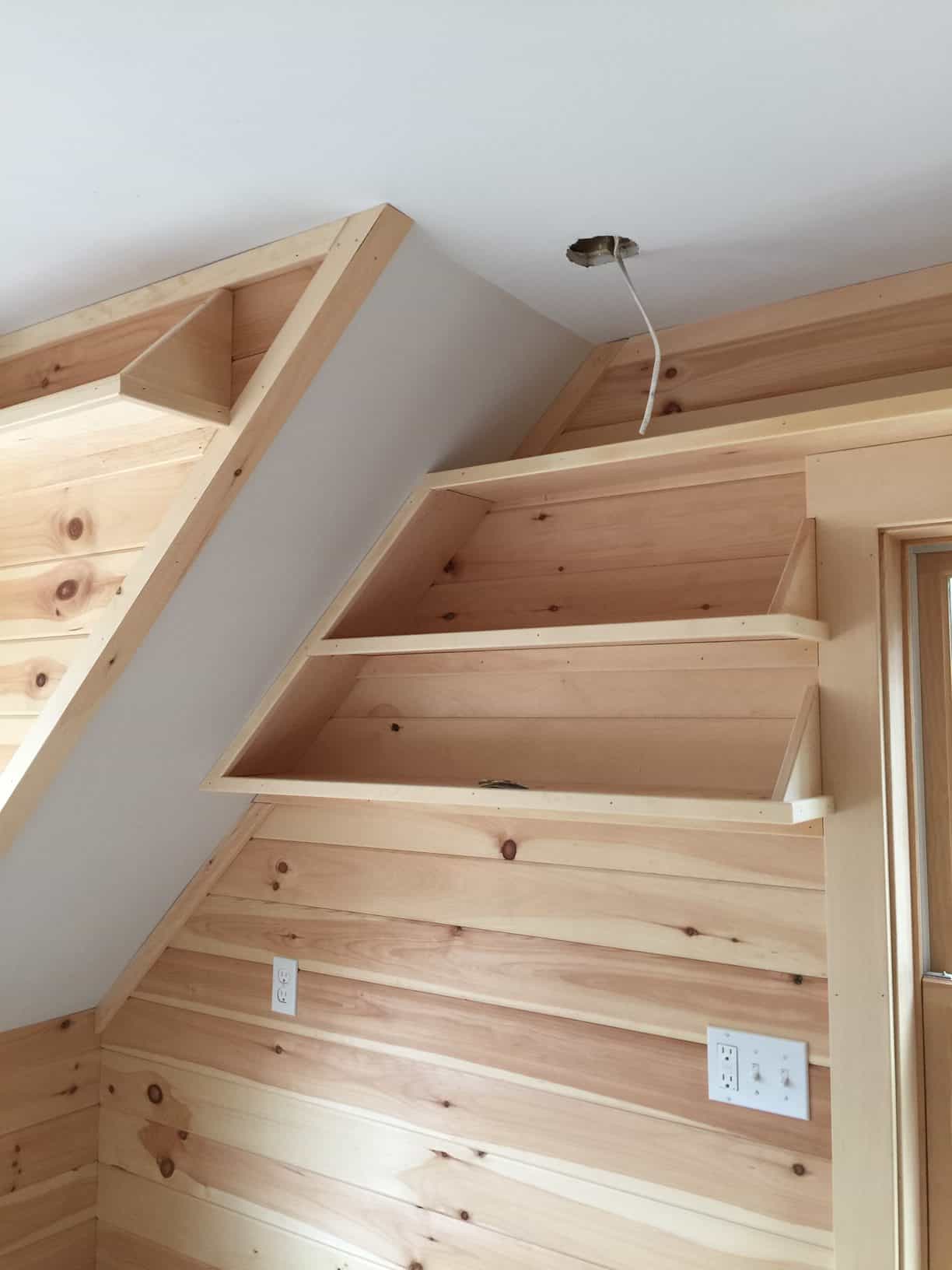Wood shelving 2