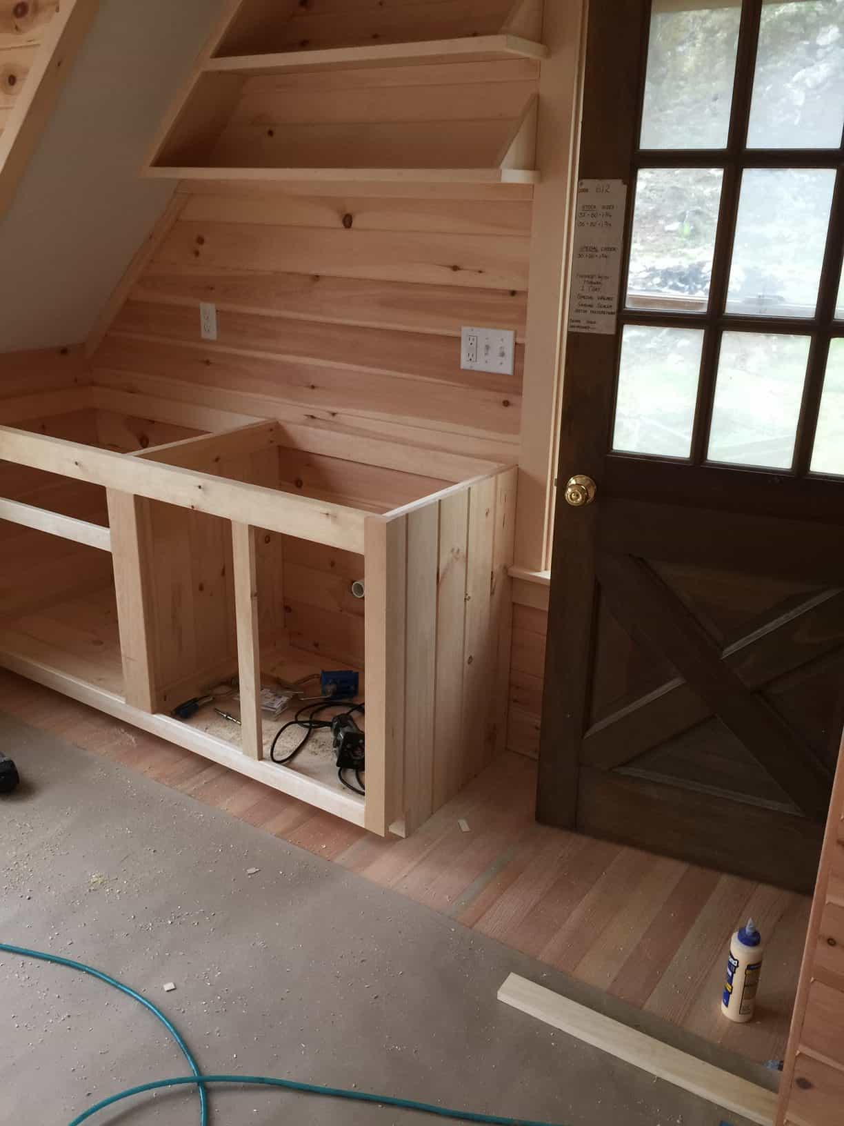 Interior wood custom cabinet 1